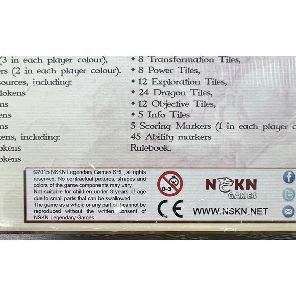 Simurgh Board Game by Pierluca Zizzi 2015 NSKN Legendary Games, New and Sealed - Picture 5 of 10